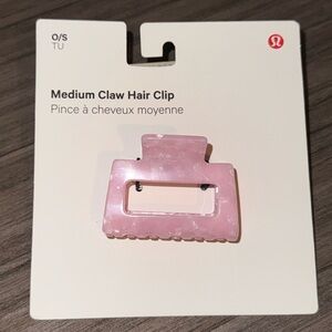 SOLD OUT Online - NWT - Lululemon Medium Claw Hair Clip (Pink)